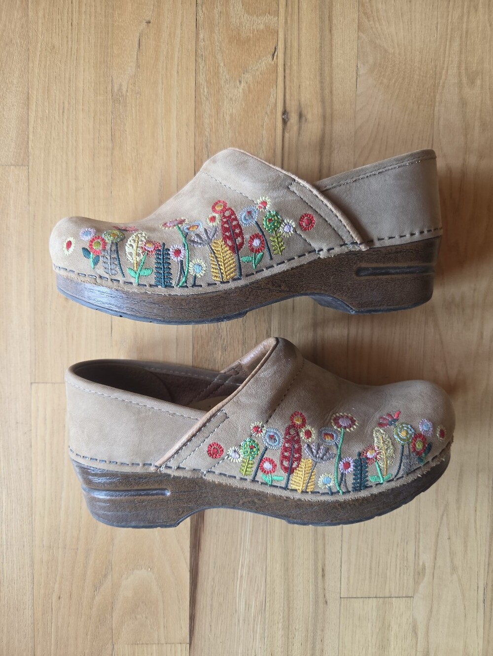 Embroidered Dansko Clogs